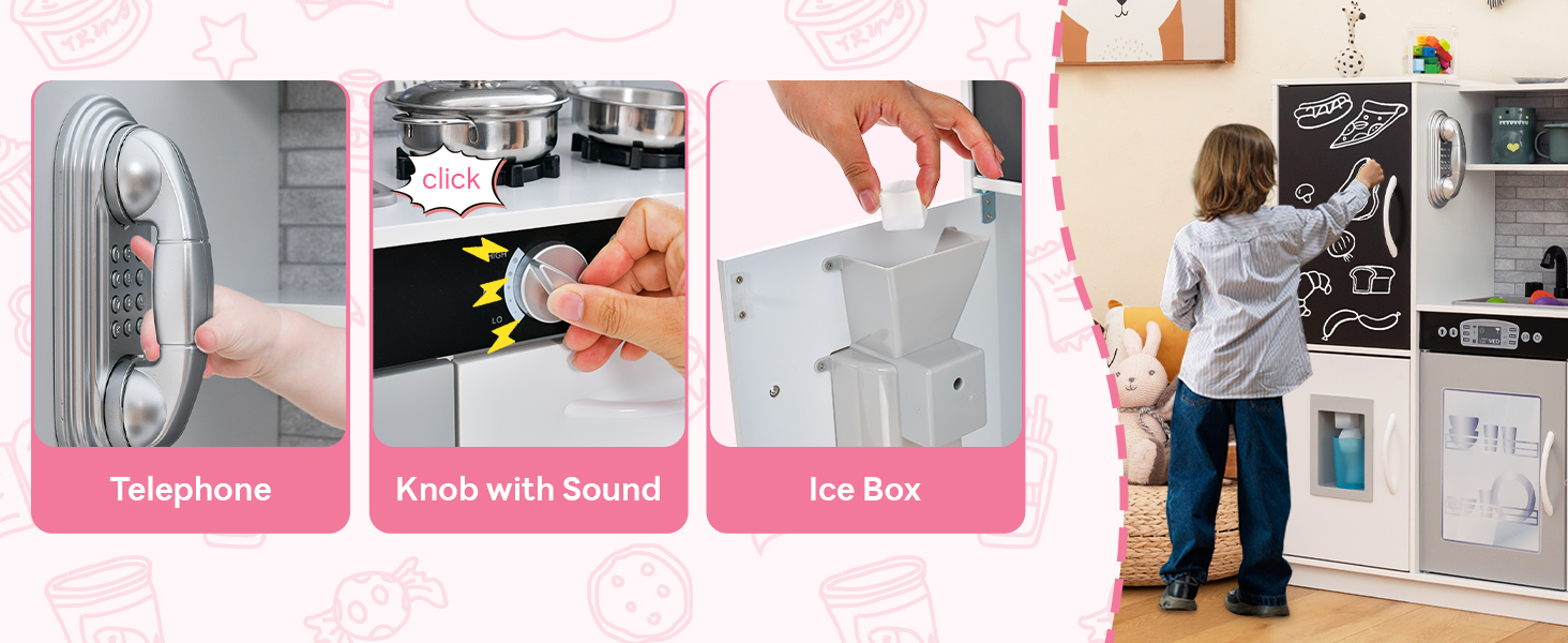 Toddler Pretend Kitchen Playset