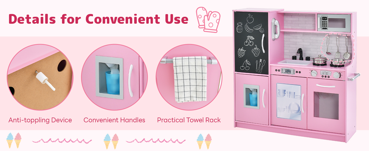 Toddler Pretend Kitchen Playset