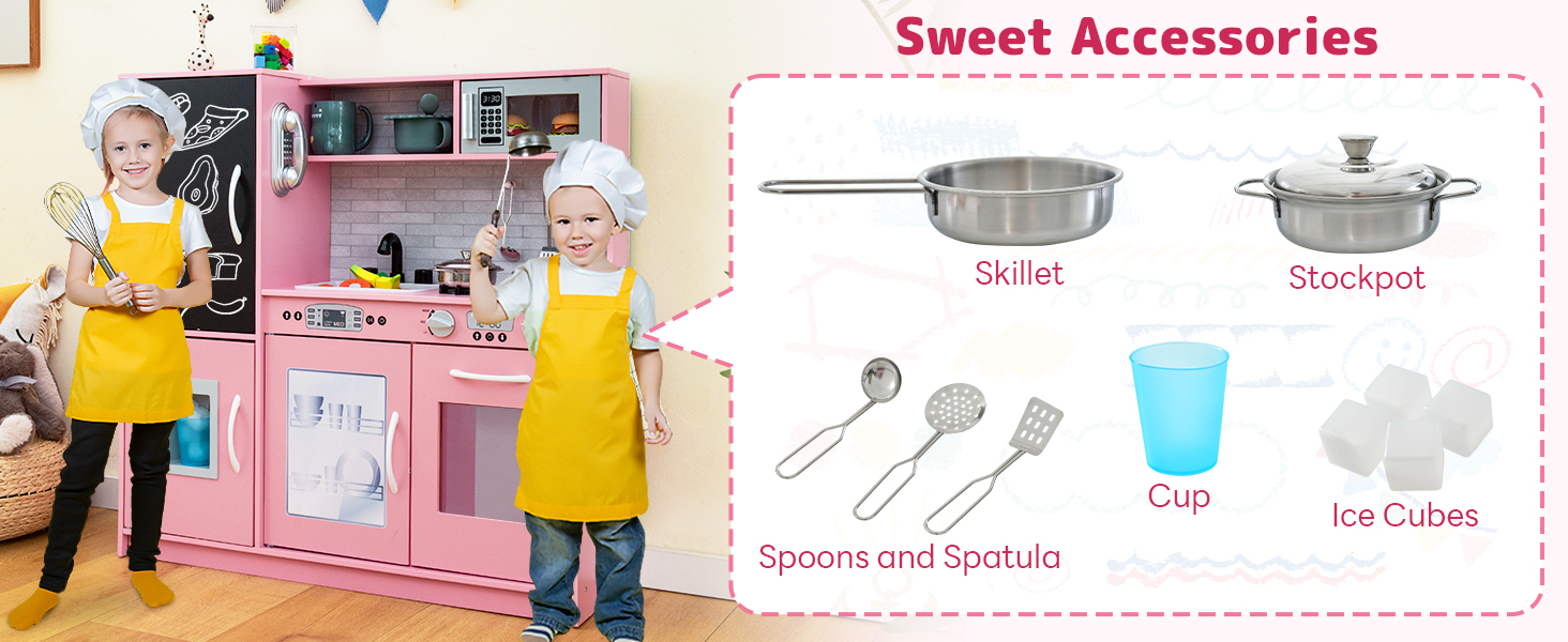 Toddler Pretend Kitchen Playset