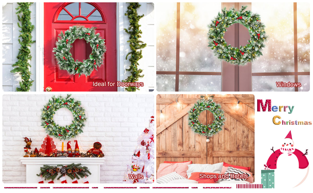 60CM  Christmas Wreath