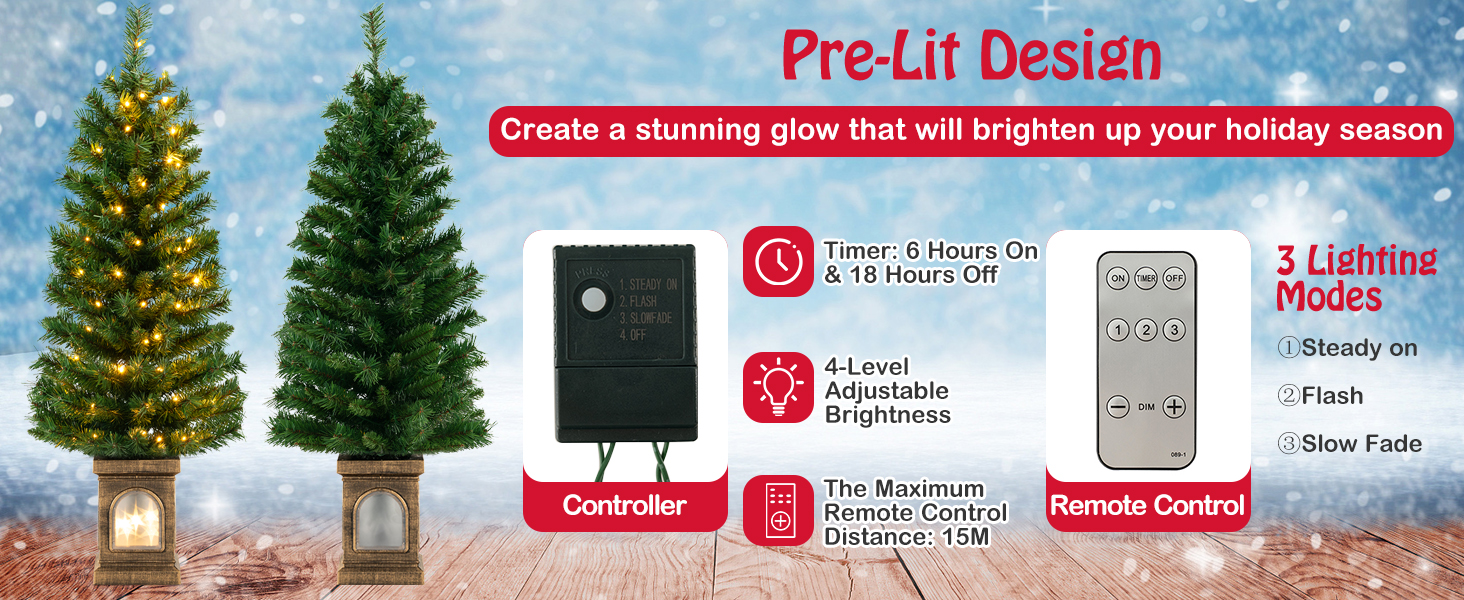 Entryway Christmas Tree