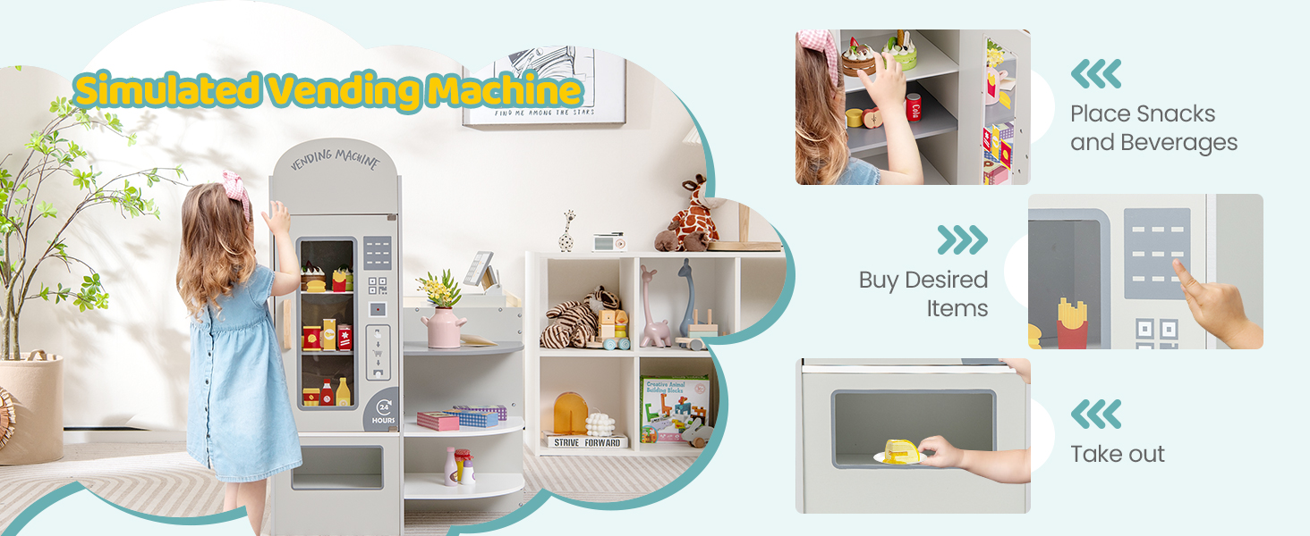 Kids Grocery Store Playset