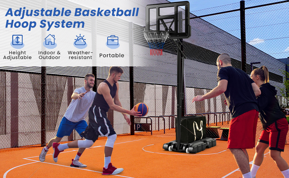 Basketball Hoop Stand with Weight Bag