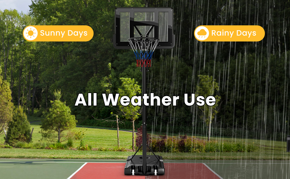 Basketball Hoop Stand with Weight Bag