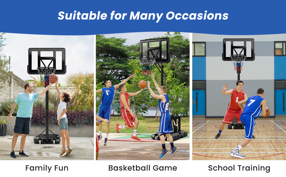 Basketball Hoop Stand with Weight Bag