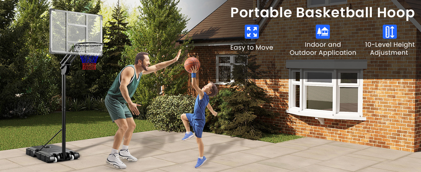 Adjustable Basketball Hoop