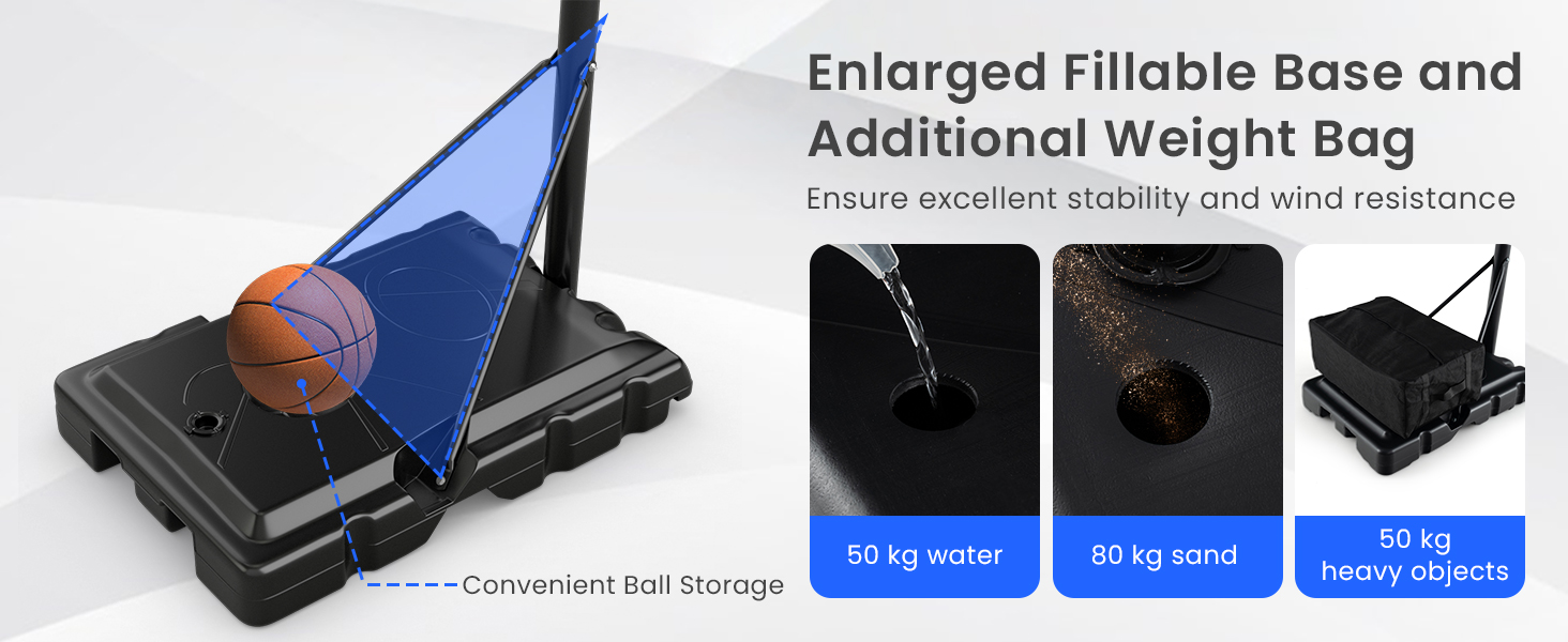 Adjustable Basketball Hoop