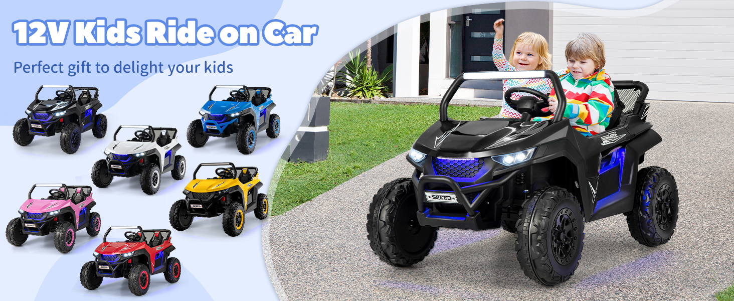 12V 2-Seater Kids Ride On Car