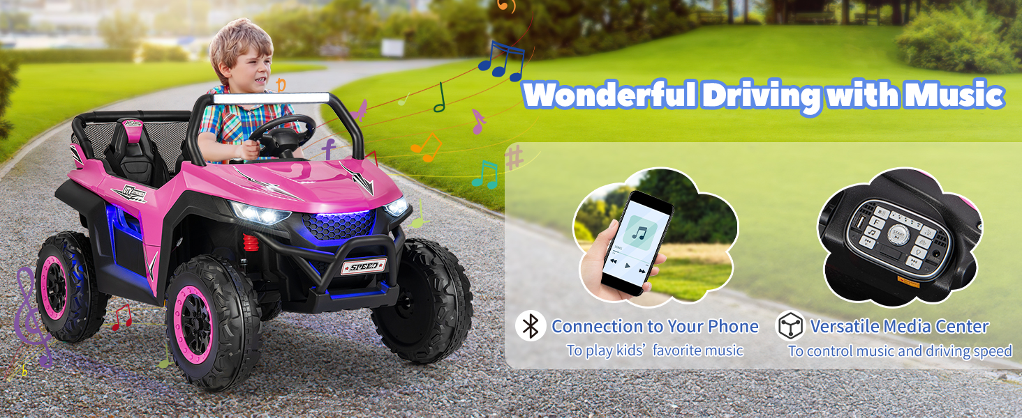 12V 2-Seater Kids Ride On Car