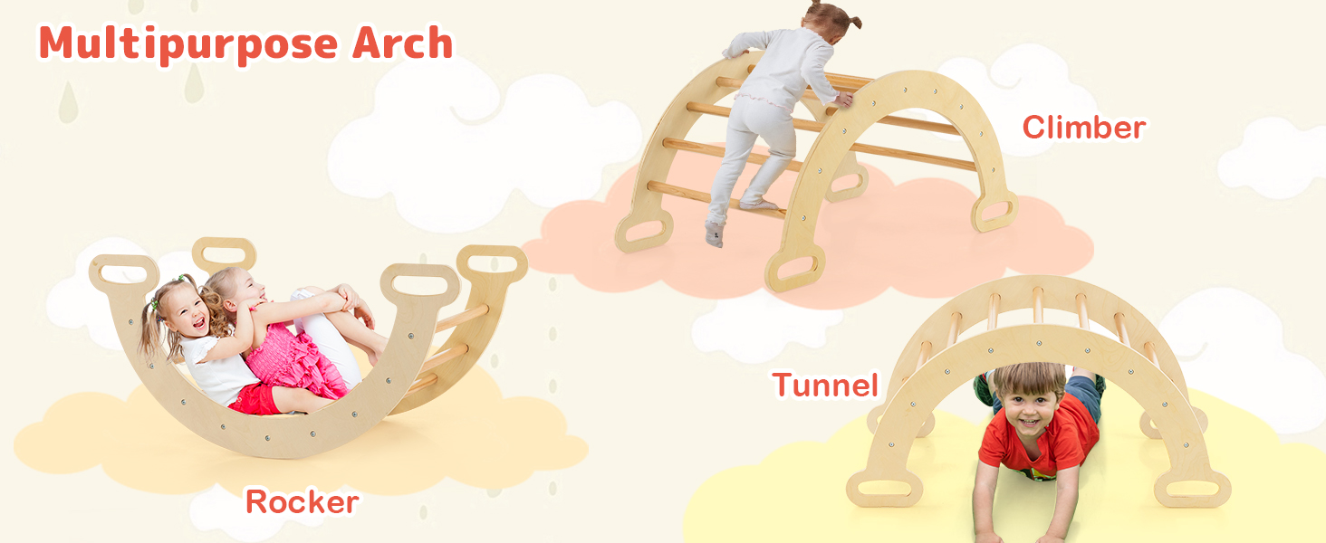 Kids Climbing Frame with Soft Play Set