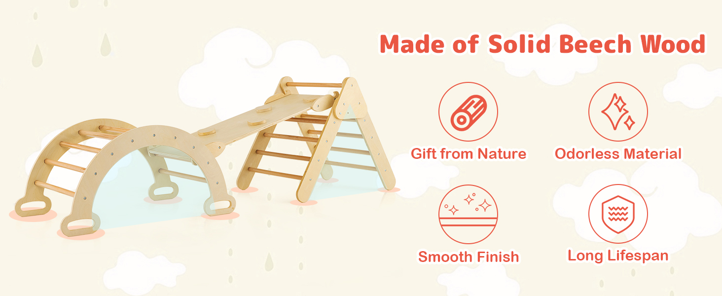 Kids Climbing Frame with Soft Play Set