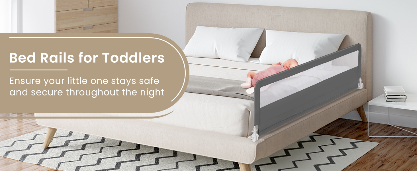 180CM Foldable Baby Bed Rail Guard