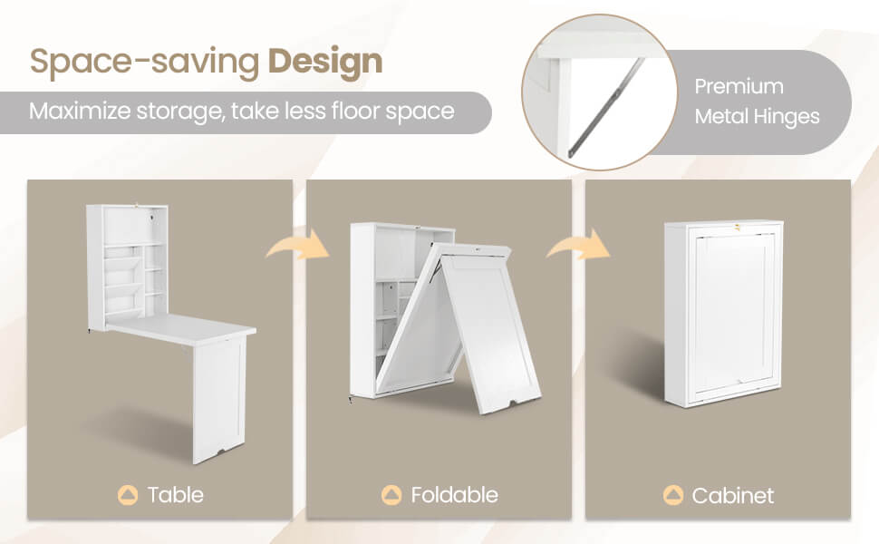 Wall Mounted Folding Table