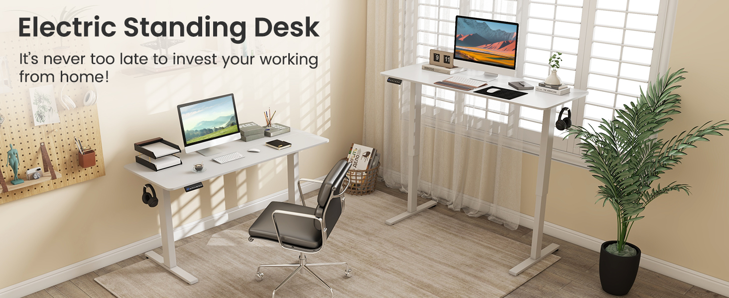 140 x 60 CM Height Adjustable Standing Desk