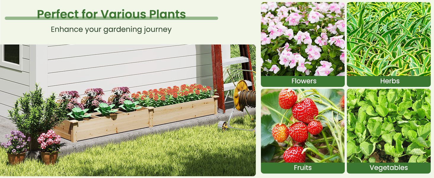 Wooden Raised Garden Bed