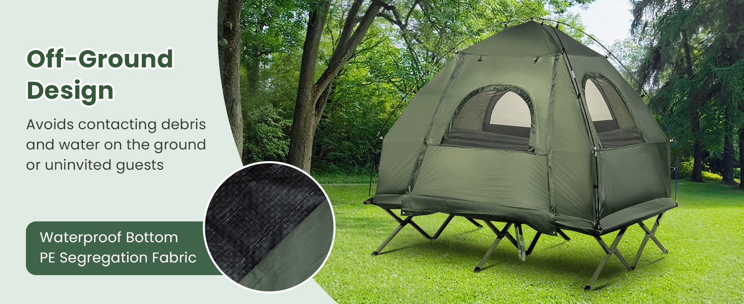 2-Person Camping Tent Cot