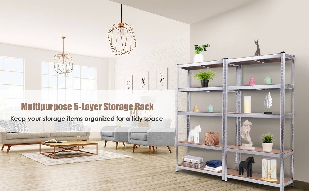 5_Tier_Storage_Rack_with_Boltless_Shelving_and_Adjustable_Shelves