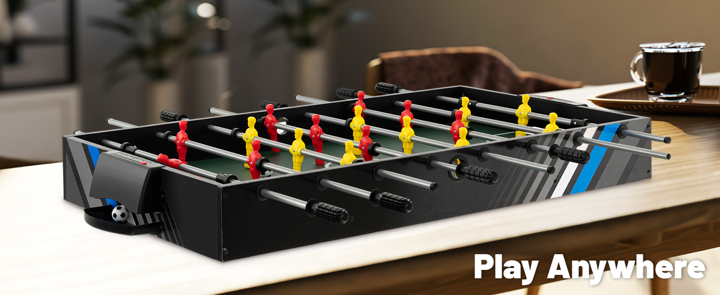 125CM 4-in-1 Multi Games Table with Accessories for Home Play Room
