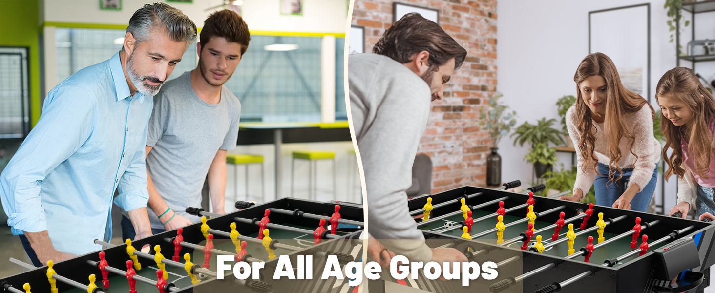 125CM 4-in-1 Multi Games Table with Accessories for Home Play Room